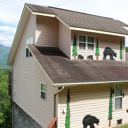 Heavenly View - Bear Themed Cabin, Hottub, Dog-Friendly, Near แกตลิงเบิร์ก ภายนอก รูปภาพ